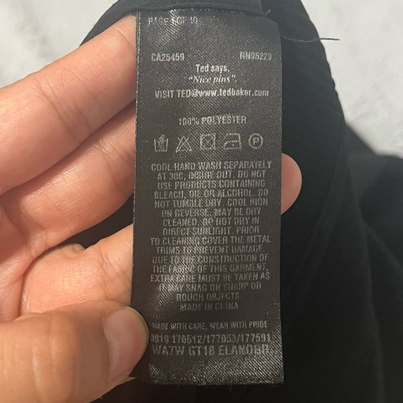 Ted Baker Black Drawstring Pants - Picture 13 of 13